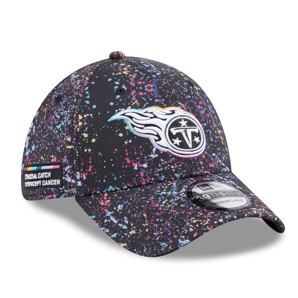 New Era Tennessee Titans 2025 Crucial Catch L/XL NFL Sideline 39THIRTY Hat Cap‎